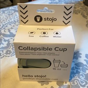 Stojo collapsible cup 16 oz sage